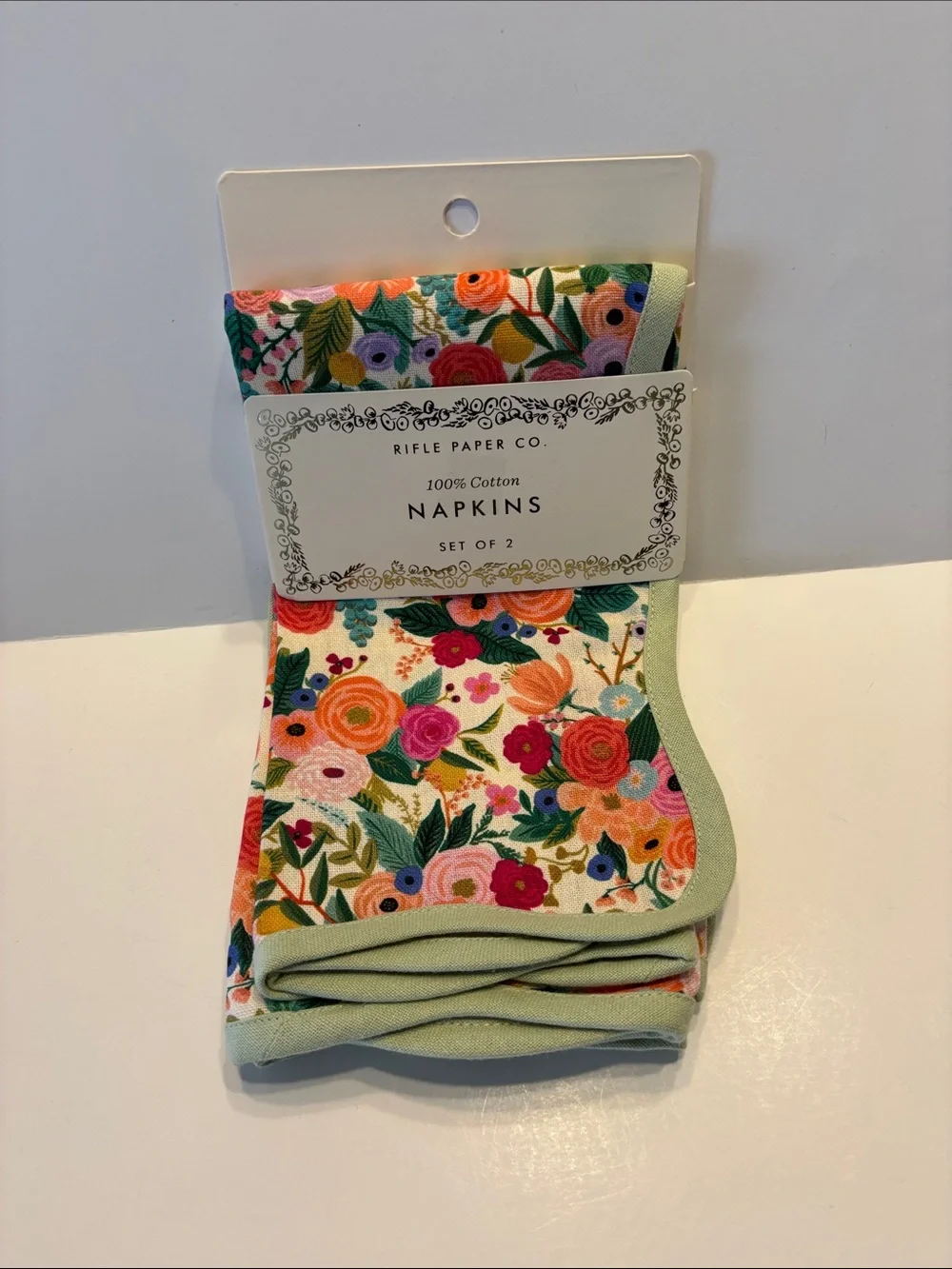 Rifle Paper Co. Floral Garden Napkin Set of 2